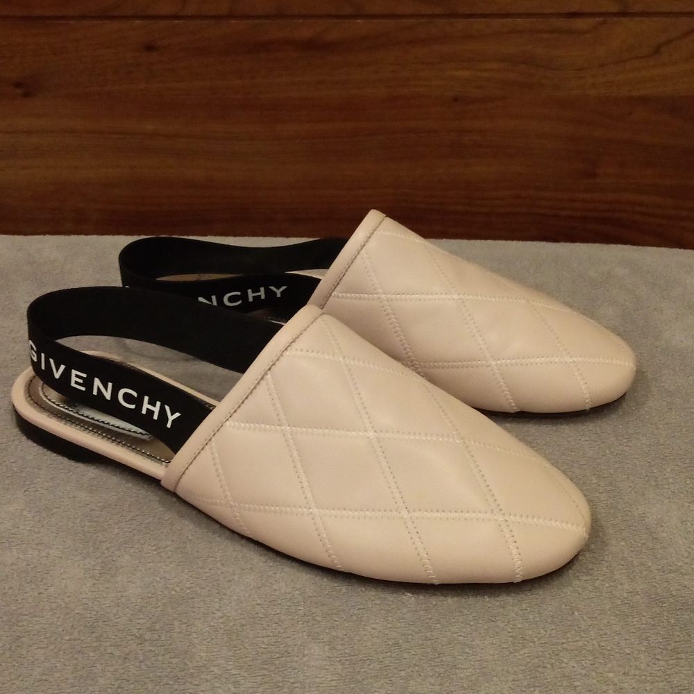 New Givenchy Rivington Logo Slingback Flat size 37 - Picture 3 of 5